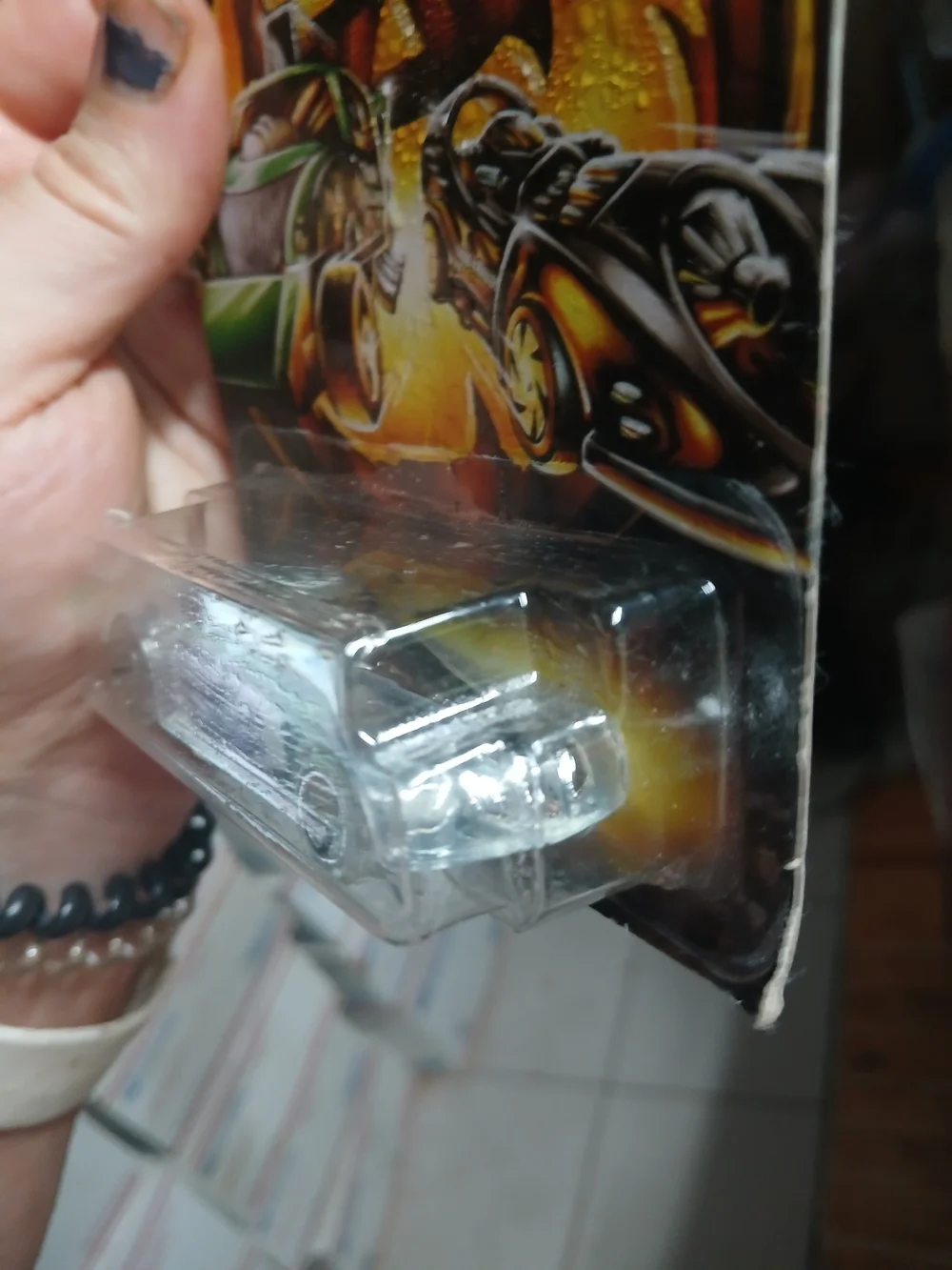Hot Wheels Covelight Halloween themed series,  silver/clear Car Pumpkin Logo 3/6